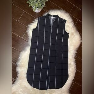Prologue black/white striped dress sz XS